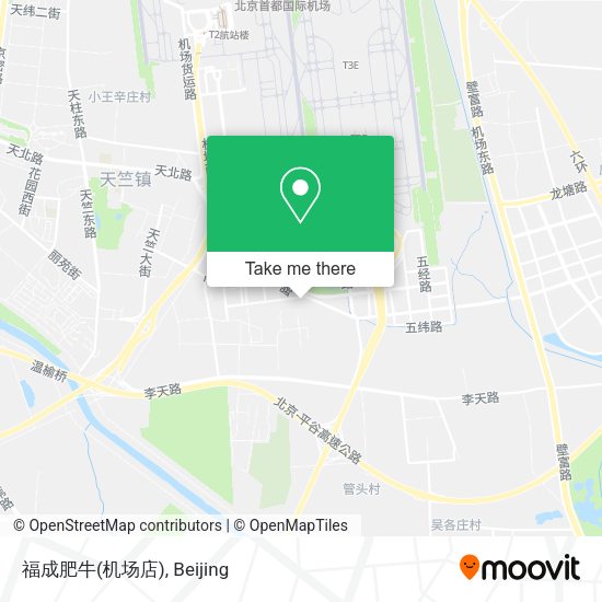 福成肥牛(机场店) map