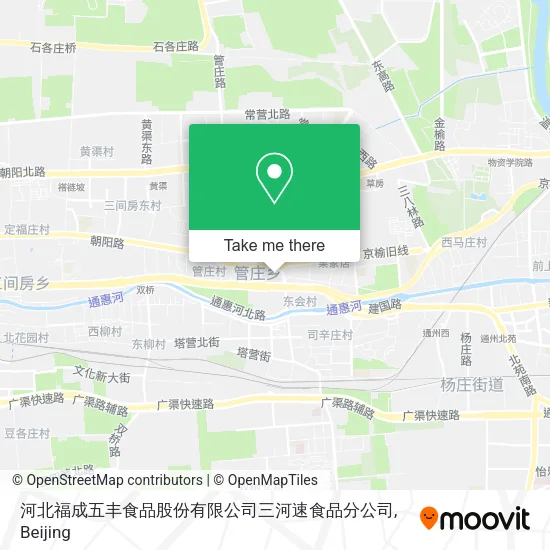 河北福成五丰食品股份有限公司三河速食品分公司 map