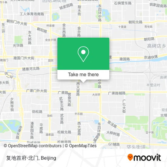 复地首府-北门 map