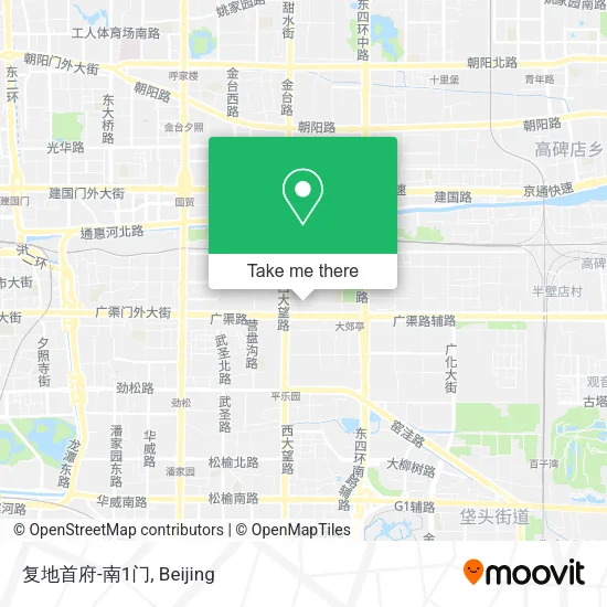 复地首府-南1门 map