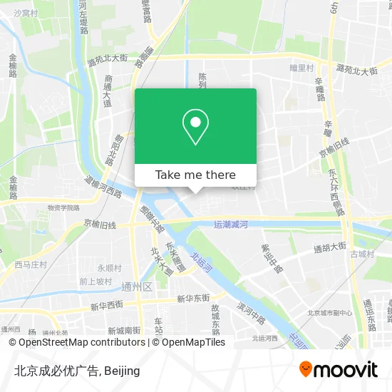 北京成必优广告 map