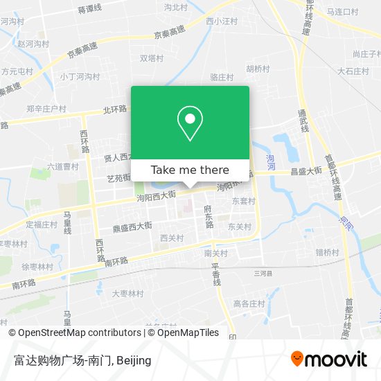 富达购物广场-南门 map