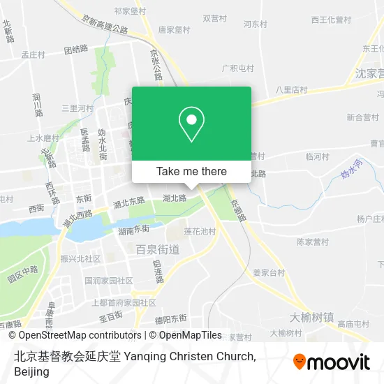 北京基督教会延庆堂 Yanqing Christen Church map