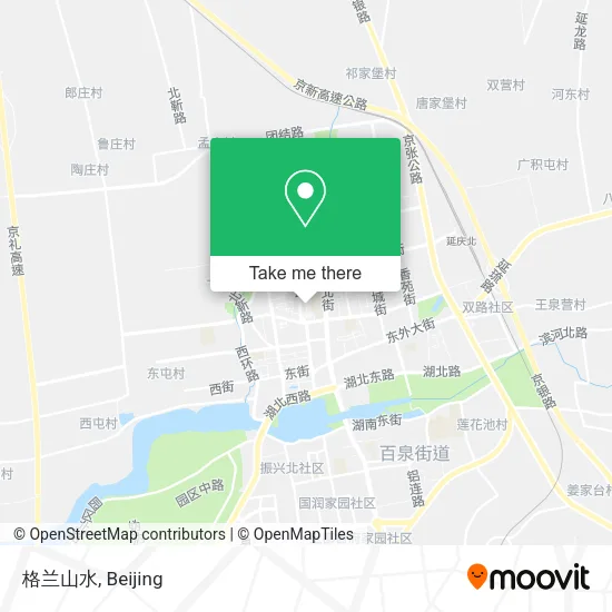格兰山水 map