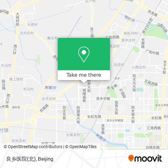 良乡医院(北) map