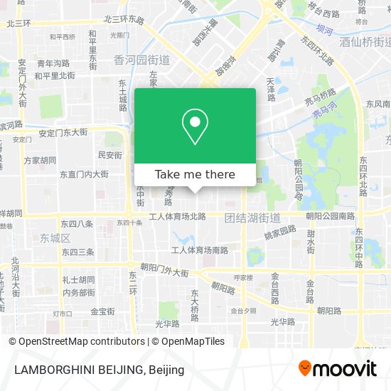 LAMBORGHINI BEIJING map