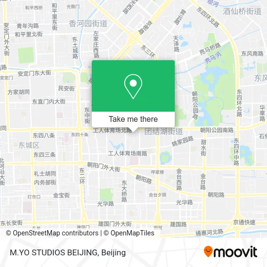 M.YO STUDIOS BEIJING map