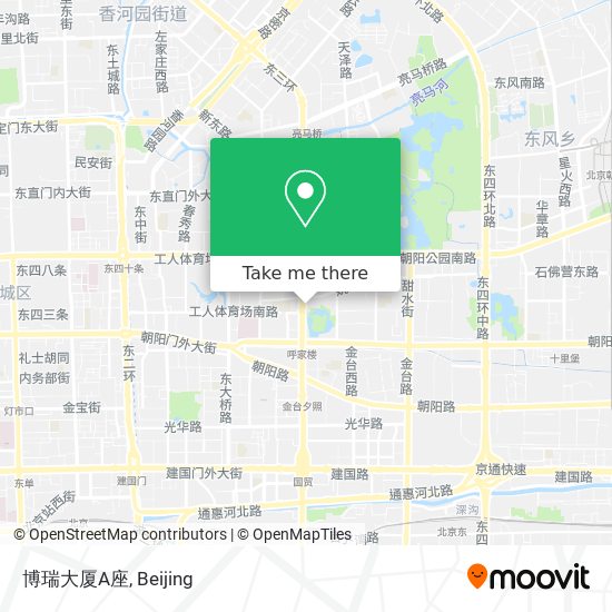 博瑞大厦A座 map