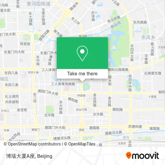 博瑞大厦A座 map