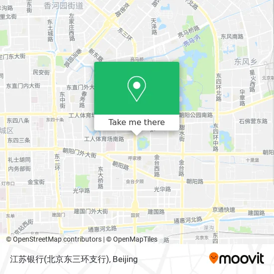 江苏银行(北京东三环支行) map