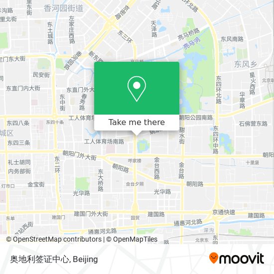 奥地利签证中心 map