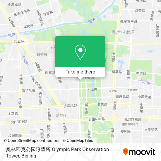 奥林匹克公园瞭望塔  Olympic Park Observation Tower map