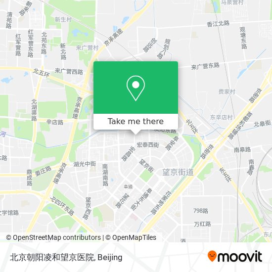 北京朝阳凌和望京医院 map