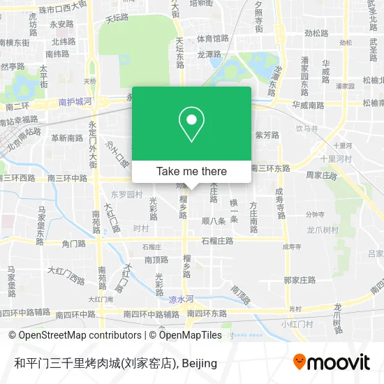 和平门三千里烤肉城(刘家窑店) map