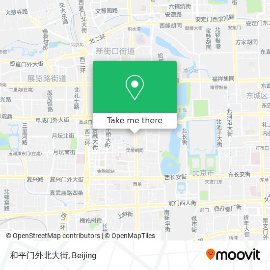 和平门外北大街 map