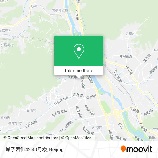 城子西街42,43号楼 map