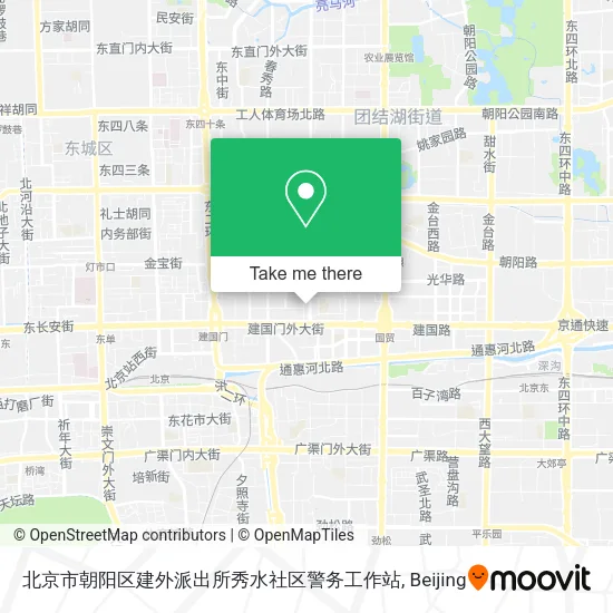 北京市朝阳区建外派出所秀水社区警务工作站 map