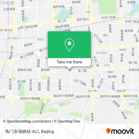 角门东地铁站-A口 map
