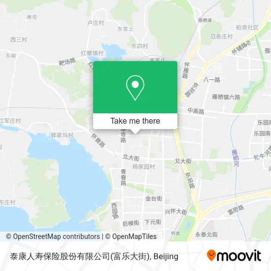 泰康人寿保险股份有限公司(富乐大街) map