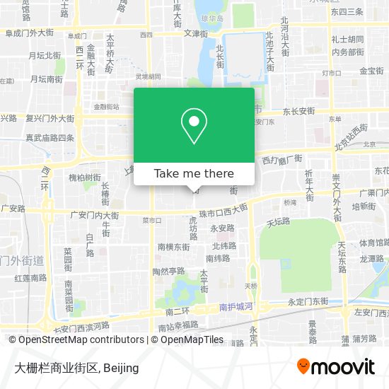 大栅栏商业街区 map