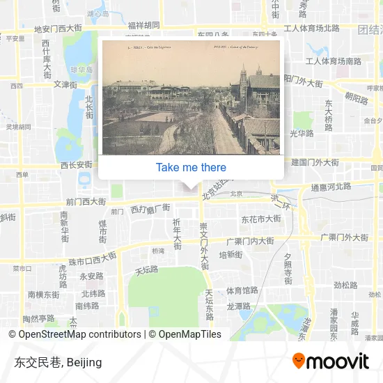 东交民巷 map