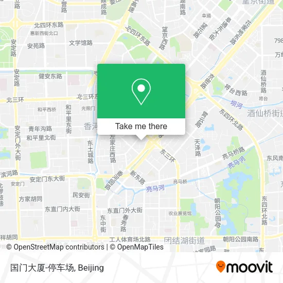 国门大厦-停车场 map