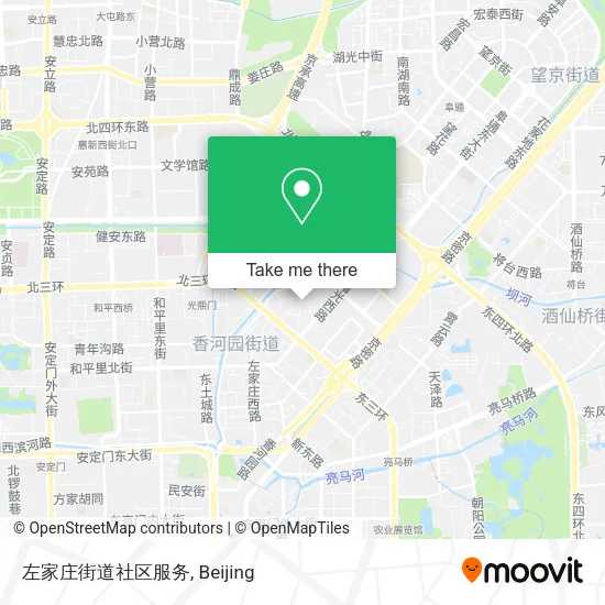 左家庄街道社区服务 map