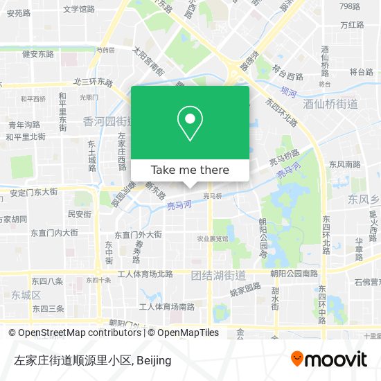 左家庄街道顺源里小区 map