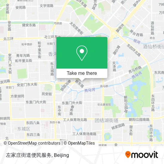 左家庄街道便民服务 map