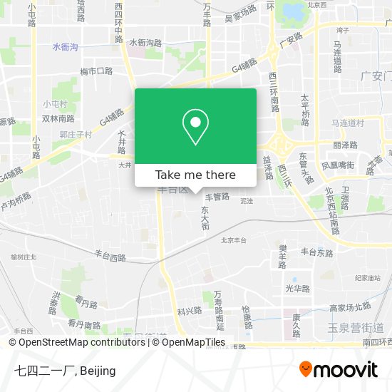 七四二一厂 map