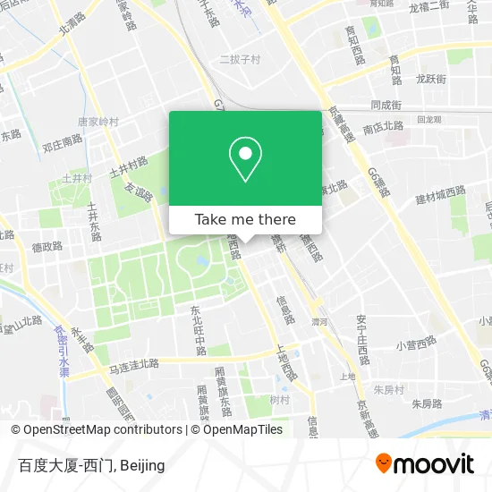 百度大厦-西门 map