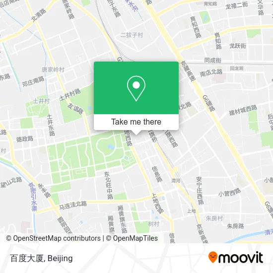 百度大厦 map