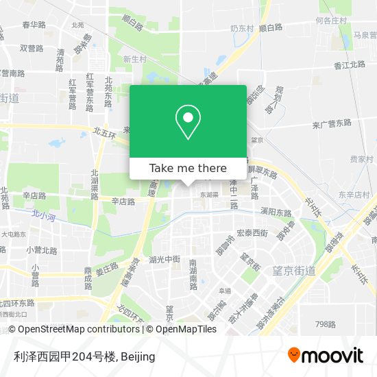 利泽西园甲204号楼 map