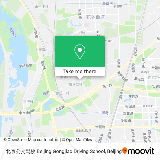 北京公交驾校 Beijing Gongjiao Driving School map
