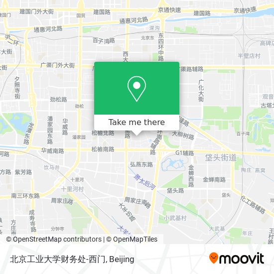 北京工业大学财务处-西门 map
