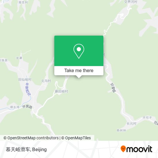 慕天峪滑车 map