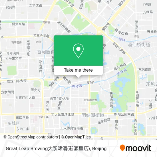 Great Leap Brewing大跃啤酒(新源里店) map
