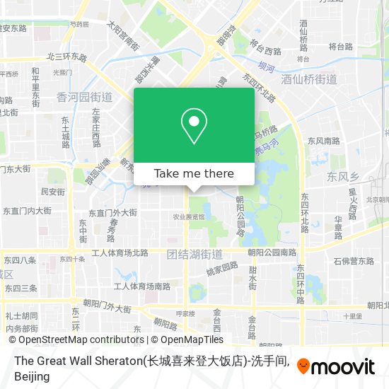 The Great Wall Sheraton(长城喜来登大饭店)-洗手间 map