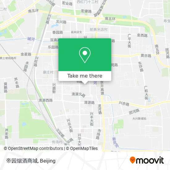 帝园烟酒商城 map