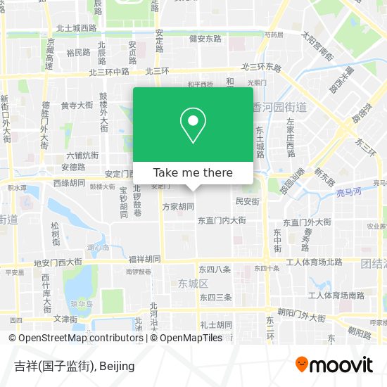 吉祥(国子监街) map