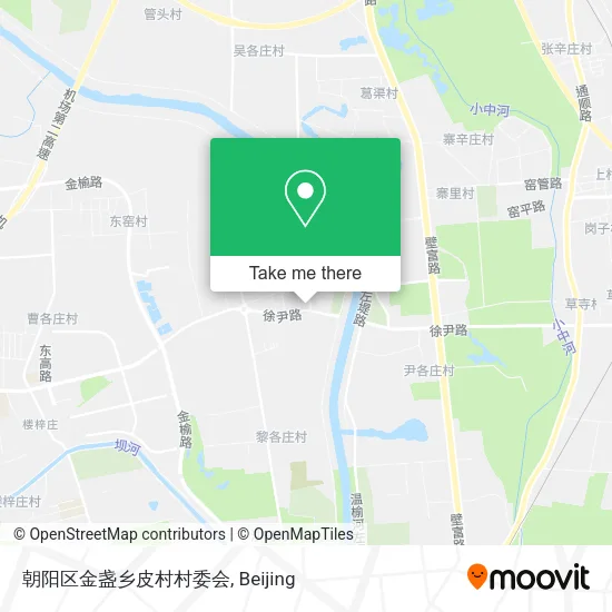 朝阳区金盏乡皮村村委会 map