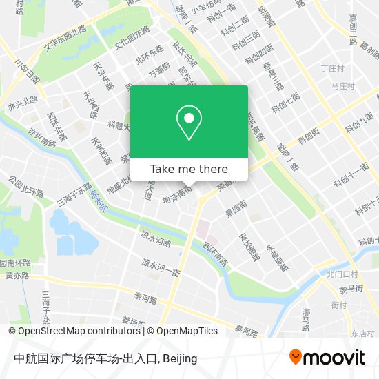 中航国际广场停车场-出入口 map