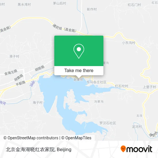 北京金海湖晓红农家院 map