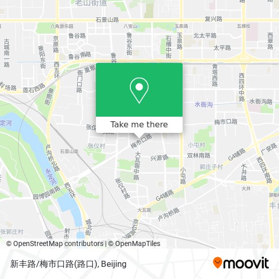 新丰路/梅市口路(路口) map