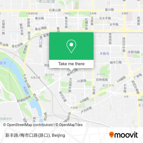 新丰路/梅市口路(路口) map
