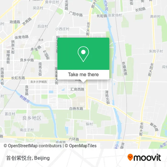首创紫悦台 map