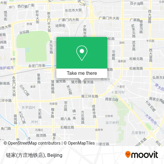链家(方庄地铁店) map