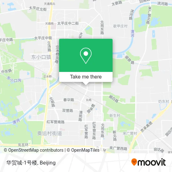 华贸城-1号楼 map