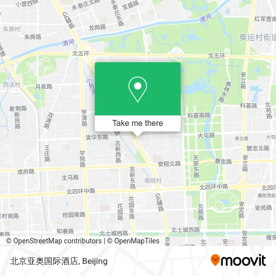 北京亚奥国际酒店 map