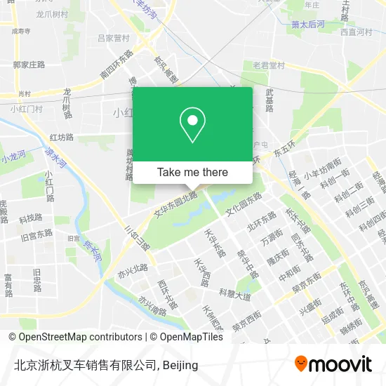 北京浙杭叉车销售有限公司 map